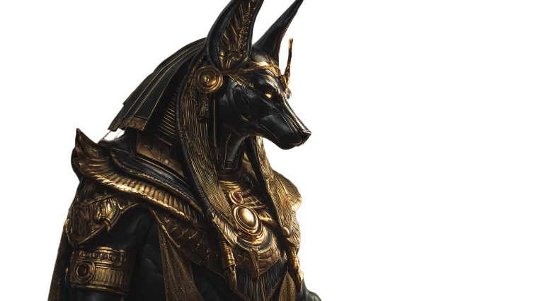 Anubis God Vinyl Car Decal Sticker – Waterproof & UV-Resistant 8"