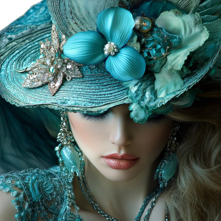 Elegant Ceremony Hat Vinyl Car Decal Sticker – Waterproof & UV-Resistant 8"