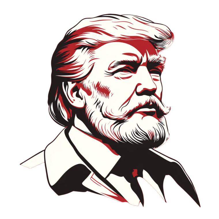 Political Ideology Logo Vinyl Car Decal Sticker – Waterproof & UV-Resistant 8"