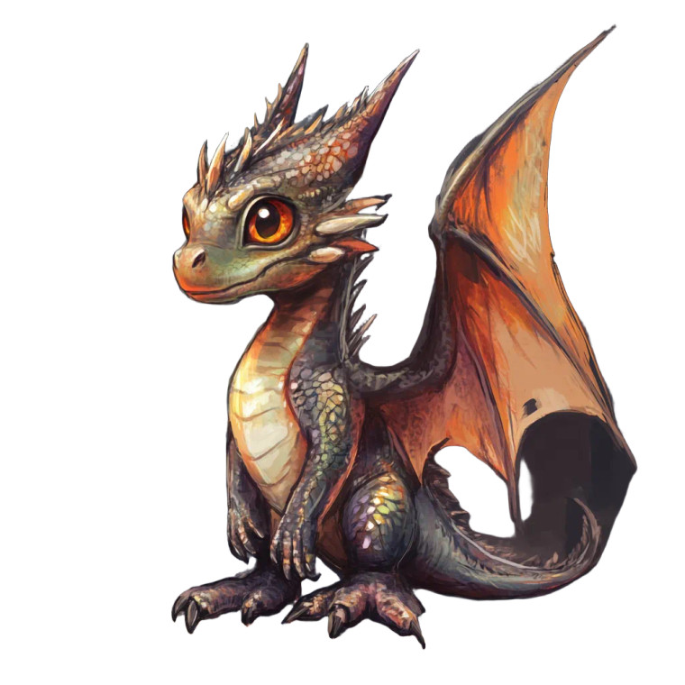 Empyreal Dragon Vinyl Car Decal Sticker – Waterproof & UV-Resistant 8"