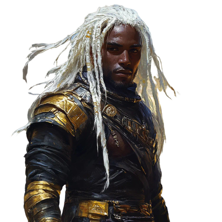 Mysterious Silver-Eyed Warrior Vinyl Car Decal Sticker – Waterproof & UV-Resistant 8"