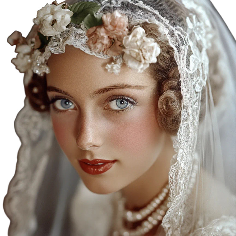 1930S Bride Vinyl Car Decal Sticker – Waterproof & UV-Resistant 8"