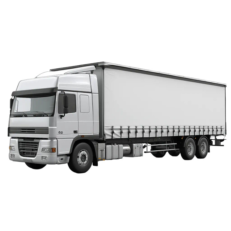 Cargo Truck Vinyl Car Decal Sticker – Waterproof & UV-Resistant 8"