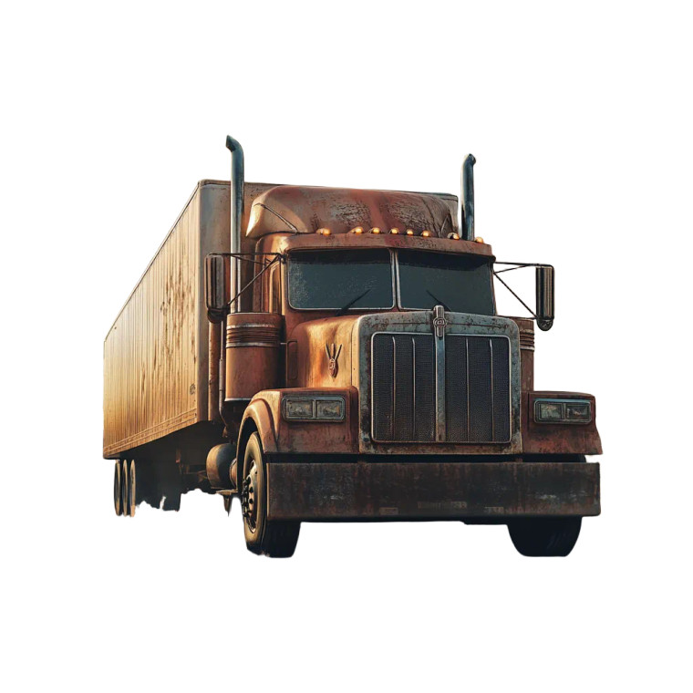 Truck V4 Vinyl Car Decal Sticker – Waterproof & UV-Resistant 8"