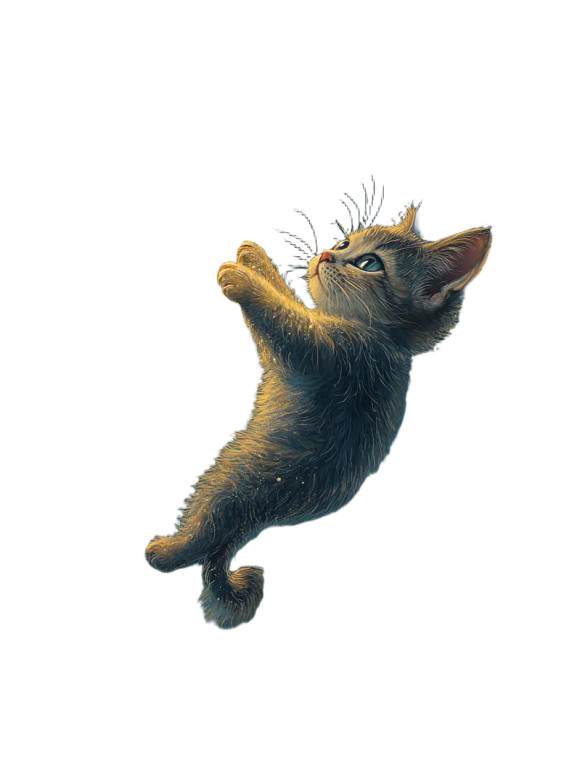 Mischievous Moon Cat V2 Vinyl Car Decal Sticker – Waterproof & UV-Resistant 8"