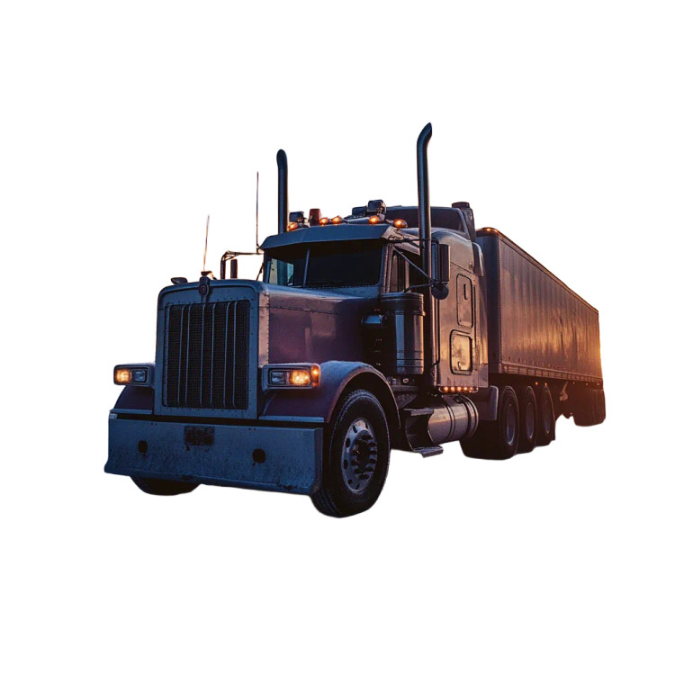 Semi Truck V4 Vinyl Car Decal Sticker – Waterproof & UV-Resistant 8"