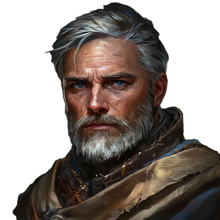 Grizzled Warrior V3 Vinyl Car Decal Sticker – Waterproof & UV-Resistant 8"