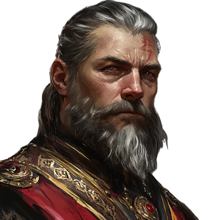 Slavic Fantasy Portrait Vinyl Car Decal Sticker – Waterproof & UV-Resistant 8"