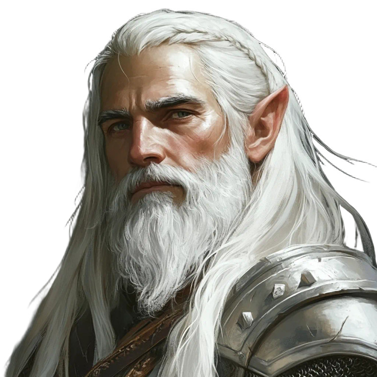 Elven King V2 Vinyl Car Decal Sticker – Waterproof & UV-Resistant 8"