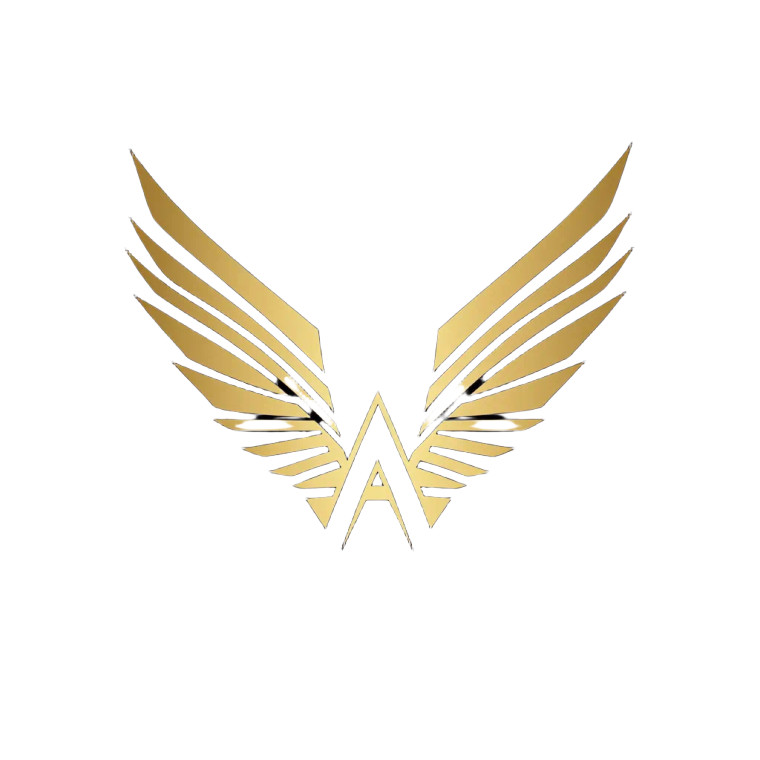 Minimalist Wings A Vinyl Car Decal Sticker – Waterproof & UV-Resistant 8"