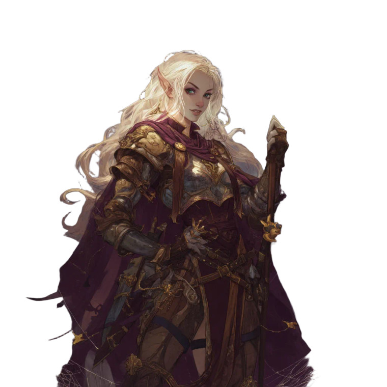 Twilight Cleric Elf Vinyl Car Decal Sticker – Waterproof & UV-Resistant 8"