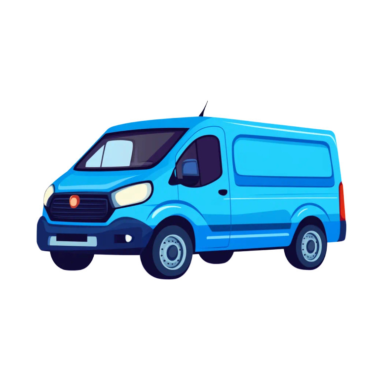 Blue Mpv Car Vinyl Car Decal Sticker – Waterproof & UV-Resistant 8"