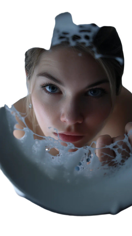 Soapy Mirror Selfie Vinyl Car Decal Sticker – Waterproof & UV-Resistant 8"