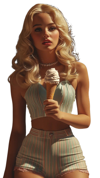 Rockabilly Skater Vinyl Car Decal Sticker – Waterproof & UV-Resistant 8"