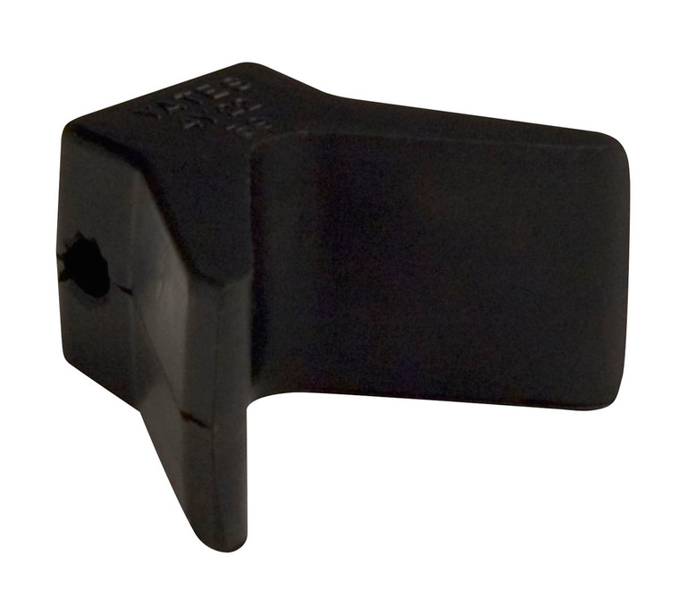 USA-Made Black Rubber Trailer Boat Bow Stop | 2x2 Inch | Easy Install