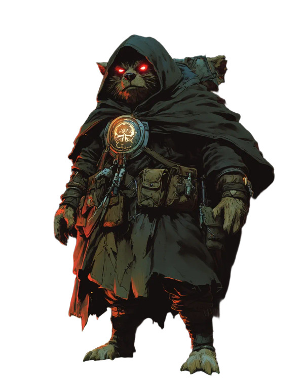 Gnoll Trader Fantasy Vinyl Car Decal Sticker – Waterproof & UV-Resistant 8"