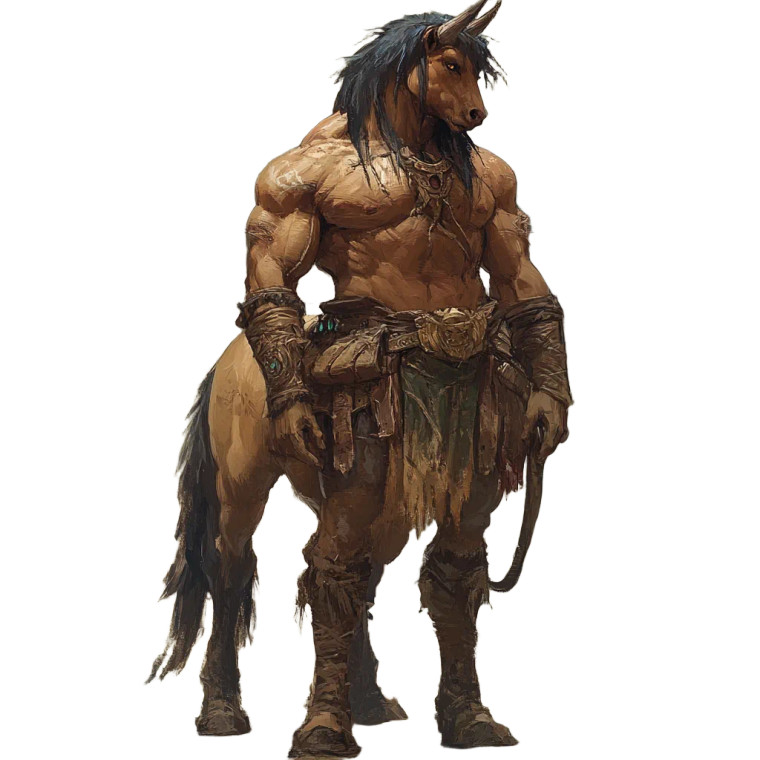 Fantasy Centaur V2 Vinyl Car Decal Sticker – Waterproof & UV-Resistant 8"