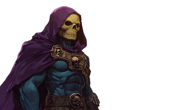 Skeletor In Forest V3 Vinyl Car Decal Sticker – Waterproof & UV-Resistant 8"