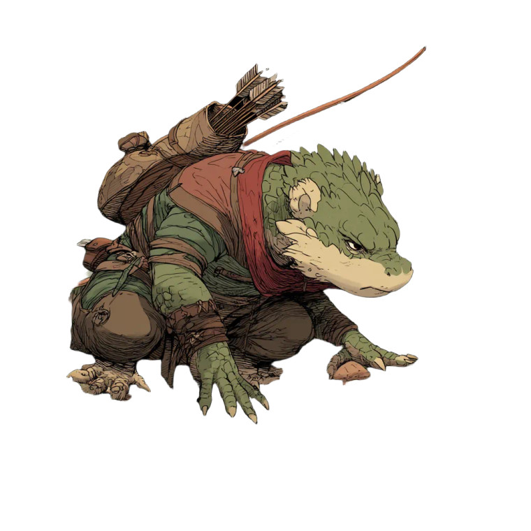 Kobold Forest Ranger Vinyl Car Decal Sticker – Waterproof & UV-Resistant 8"