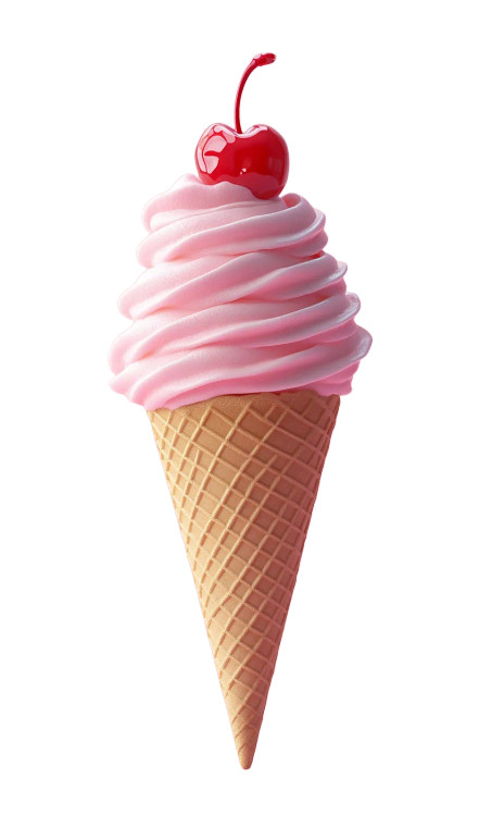 Cute Ice Cream V11 Vinyl Car Decal Sticker – Waterproof & UV-Resistant 8"