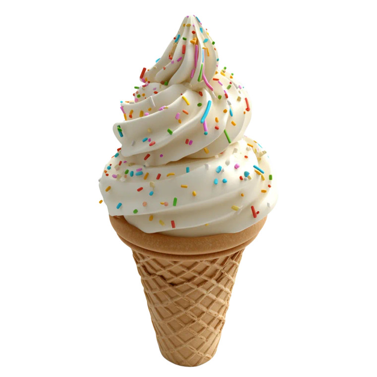 Flavored Ice Cream Sticker Vinyl Car Decal Sticker – Waterproof & UV-Resistant 8"