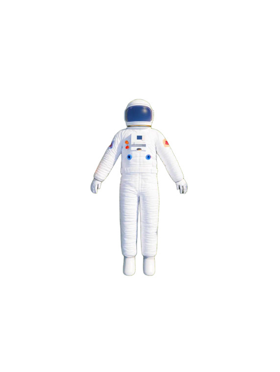 Astronaut In Flowers Vinyl Car Decal Sticker – Waterproof & UV-Resistant 8"