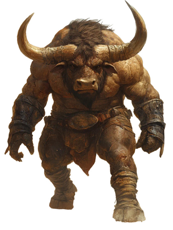 Bull-Horse Hybrid Vinyl Car Decal Sticker – Waterproof & UV-Resistant 8"