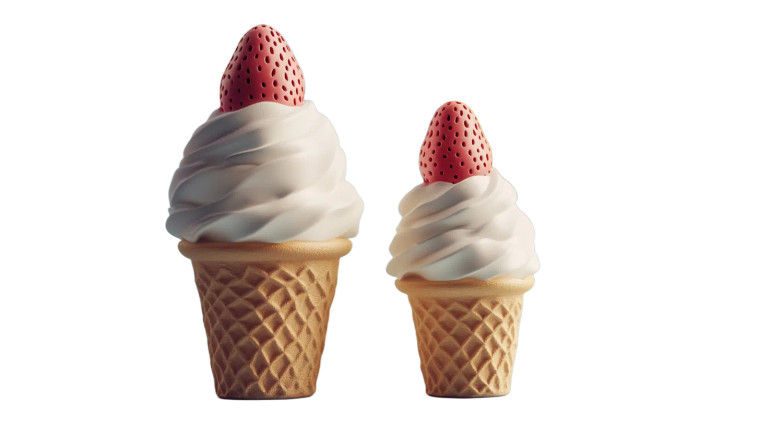 Ice Cream Box Duo Vinyl Car Decal Sticker – Waterproof & UV-Resistant 8"