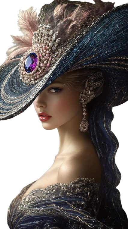 Luxury Diamond Hat Vinyl Car Decal Sticker – Waterproof & UV-Resistant 8"