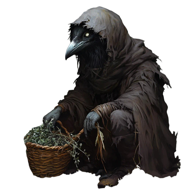 Mystical Raven Creature Vinyl Car Decal Sticker – Waterproof & UV-Resistant 8"