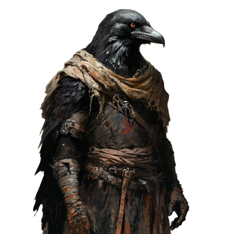 Raven Man Vinyl Car Decal Sticker – Waterproof & UV-Resistant 8"