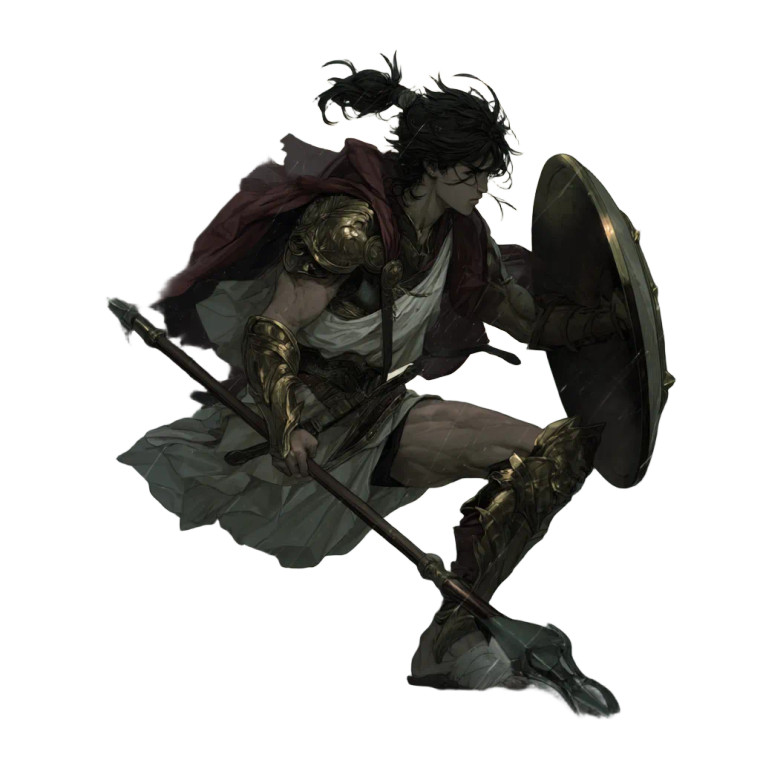 Gothic Spartan Warrior V2 Vinyl Car Decal Sticker – Waterproof & UV-Resistant 8"