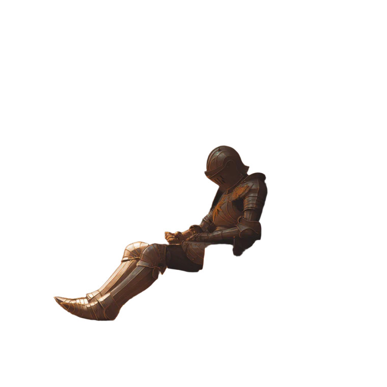 Relaxing Knight V3 Vinyl Car Decal Sticker – Waterproof & UV-Resistant 8"