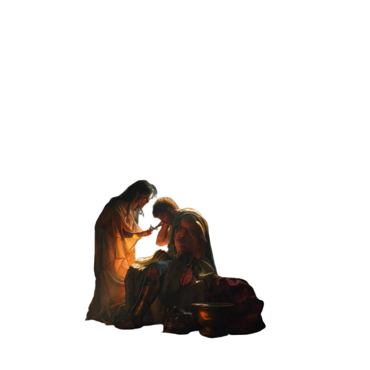 Samson'S Betrayal Vinyl Car Decal Sticker – Waterproof & UV-Resistant 8"