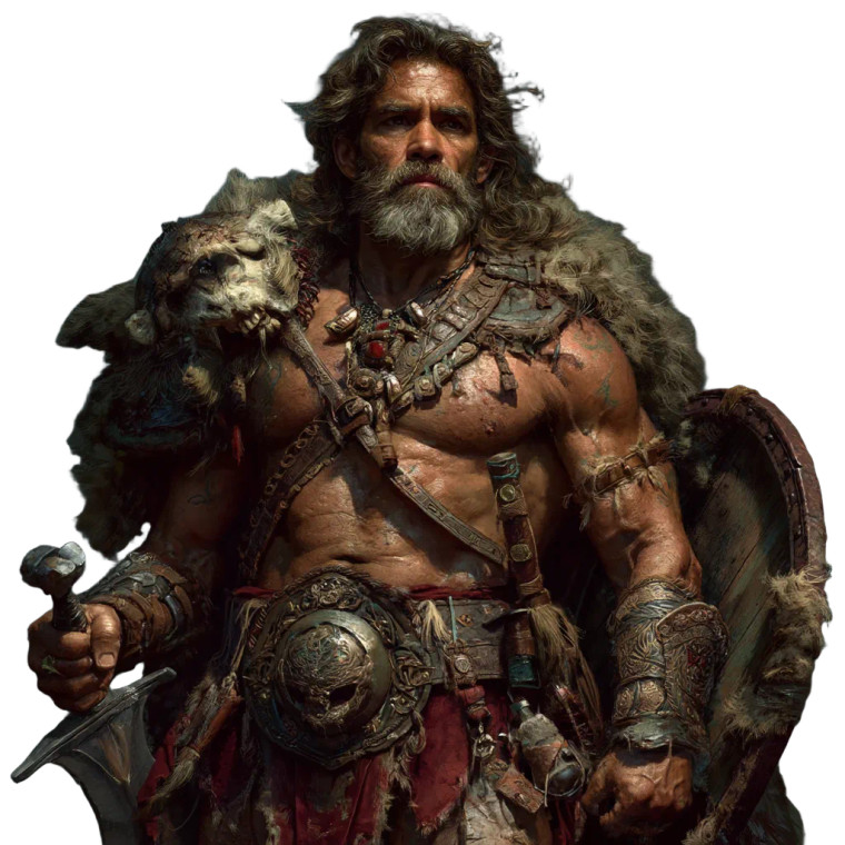 Barbarian Warrior Corbett Vinyl Car Decal Sticker – Waterproof & UV-Resistant 8"