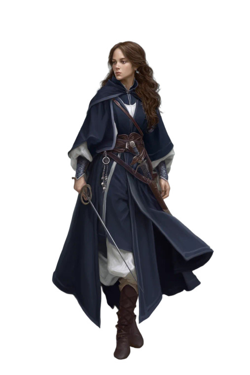 Twilight Cleric Warrior Vinyl Car Decal Sticker – Waterproof & UV-Resistant 8"