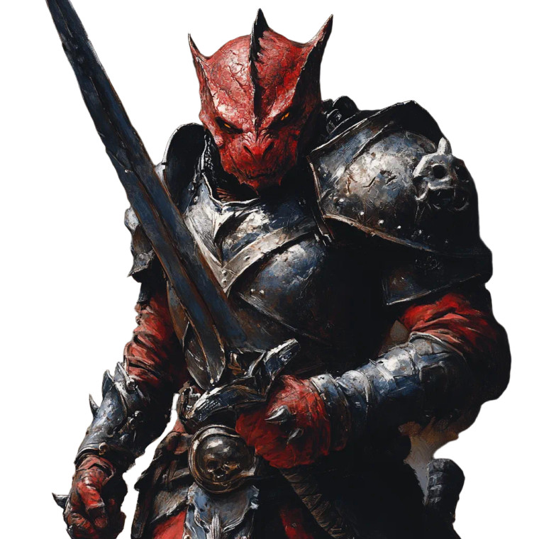 Dragonborn Warrior V27 Vinyl Car Decal Sticker – Waterproof & UV-Resistant 8"
