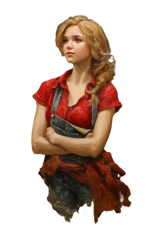 Oil Painting Vinyl Car Decal Sticker – Waterproof & UV-Resistant 8"