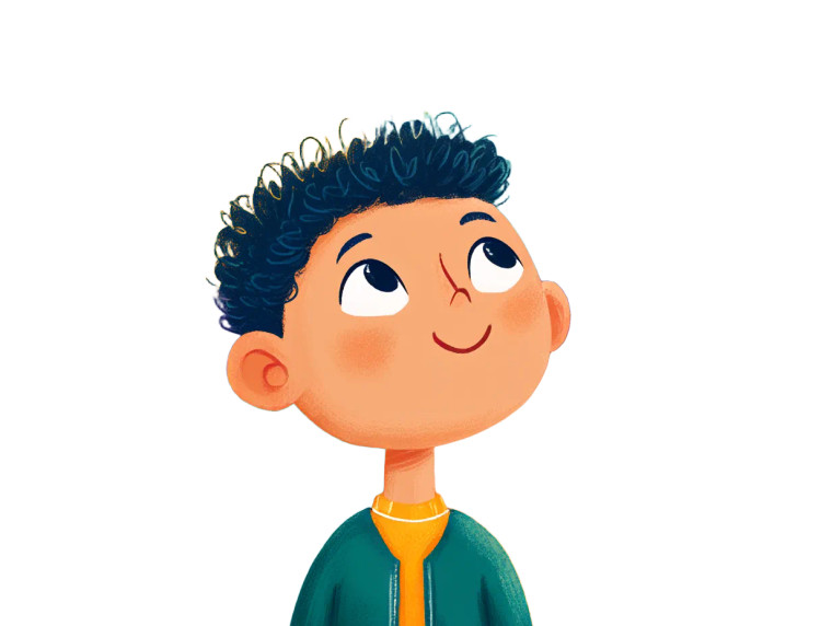 Dreaming Child Vinyl Car Decal Sticker – Waterproof & UV-Resistant 8"