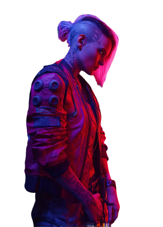 Cyberpunk Netrunner Vinyl Car Decal Sticker – Waterproof & UV-Resistant 8"