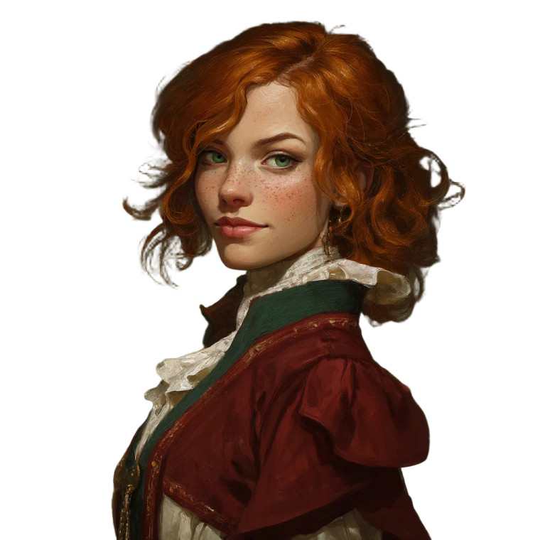 Ginger Noblewoman Portrait Vinyl Car Decal Sticker – Waterproof & UV-Resistant 8" Ginger Noblewoman Portrait Vinyl Car Decal Sticker – Waterproof & UV-Resistant 8"