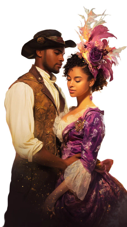 Historical Romance Cover Vinyl Car Decal Sticker – Waterproof & UV-Resistant 8"