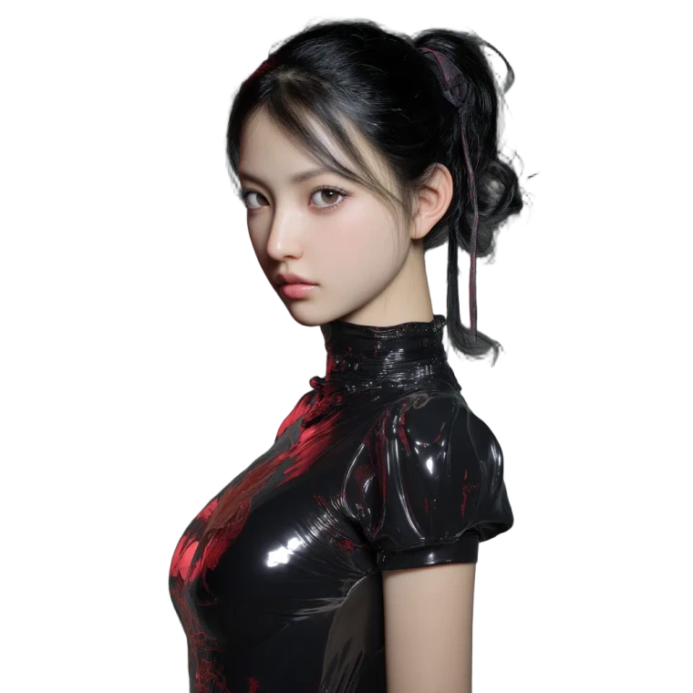 Chinese Beauty V3 Vinyl Car Decal Sticker – Waterproof & UV-Resistant 8"