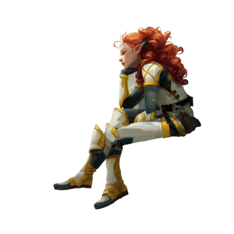 Bored Elf Guard Vinyl Car Decal Sticker – Waterproof & UV-Resistant 8"