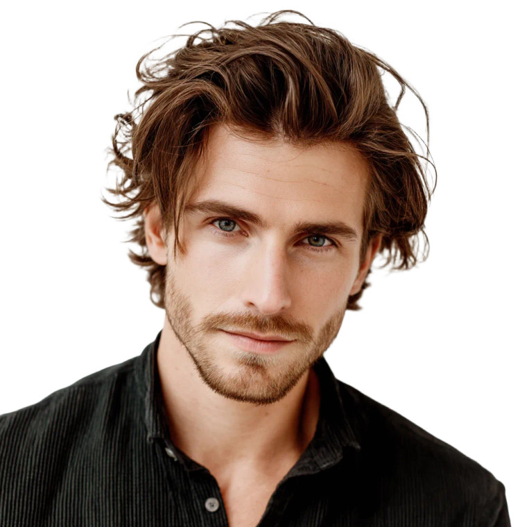 Male Model Portrait Vinyl Car Decal Sticker – Waterproof & UV-Resistant 8"