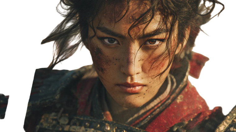 Chinese Female General Vinyl Car Decal Sticker – Waterproof & UV-Resistant 8"