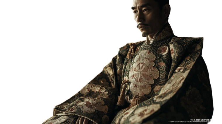 Emperor Hirohito Portrait Vinyl Car Decal Sticker – Waterproof & UV-Resistant 8"