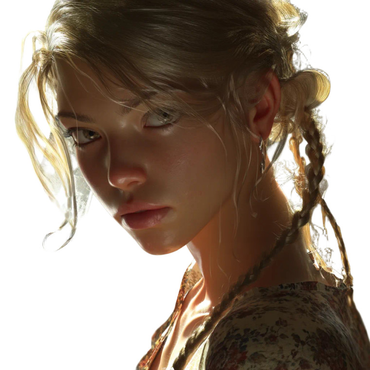 Beautiful Girl V10 Vinyl Car Decal Sticker – Waterproof & UV-Resistant 8"