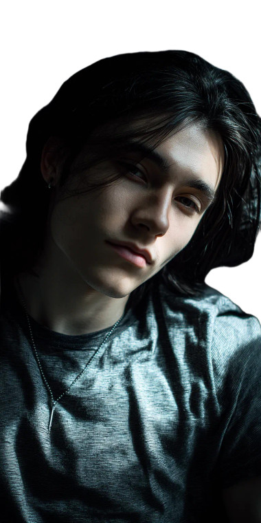 Cinematic Young Man Vinyl Car Decal Sticker – Waterproof & UV-Resistant 8"