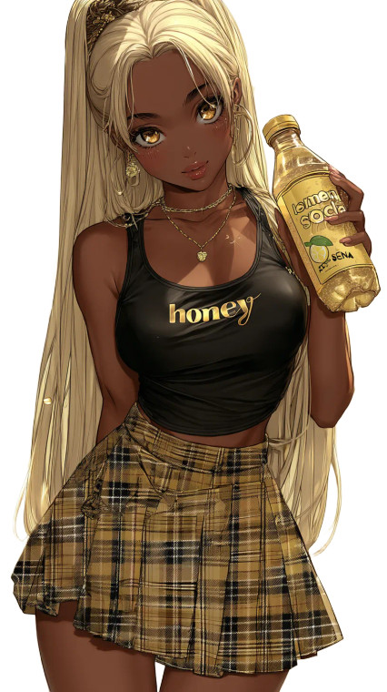 Honey Lemon Soda Vinyl Car Decal Sticker – Waterproof & UV-Resistant 8"